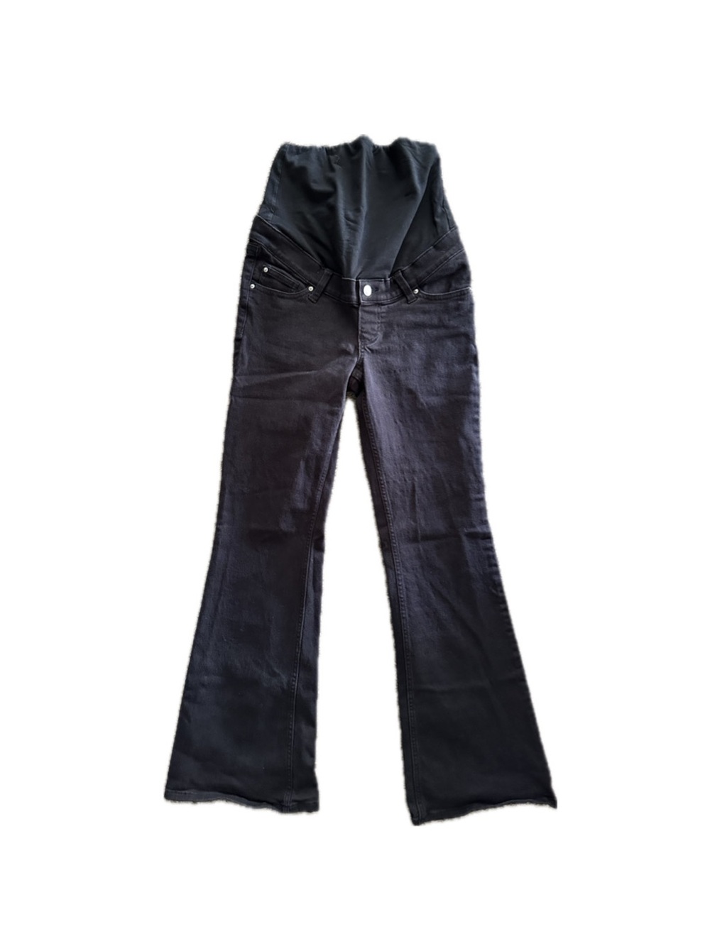 H&M Black Maternity Flare Jeans